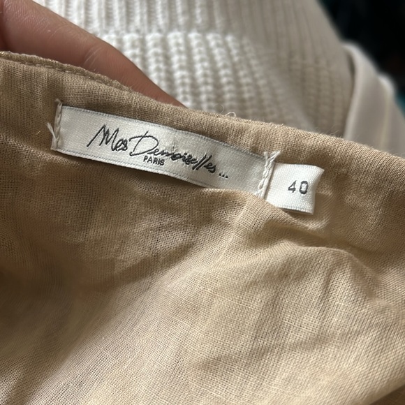 Mes Demoiselles Aspasie Printed Metallic Slip Dress size 40/8 - Picture 2 of 10